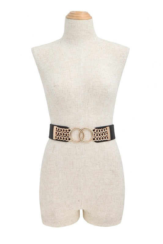 Double Circle Chain Belt