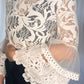 Bell Sleeve Lace Top
