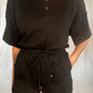 Black Crop Comfy Set