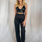 Faux Leather High Waist Pants