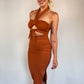 Ribbed Tie Dress