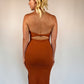Ribbed Tie Dress