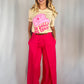 Pink Chap Pant