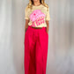 Pink Chap Pant