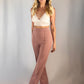 High Waist Pin Tuck Pants