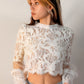 Bell Sleeve Lace Top