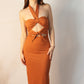 Ribbed Tie Dress