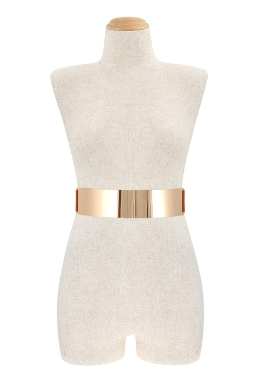 Gold Plate Elastic Belt