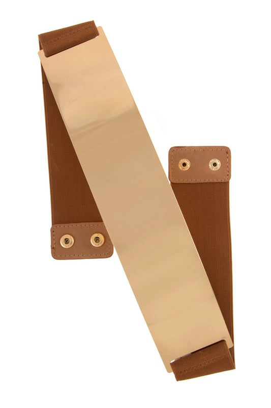 Gold Plate Elastic Belt